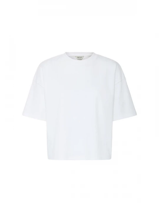 Foto van product Oxmo Shirt ' OXNSandy Crop Boxy ' wit