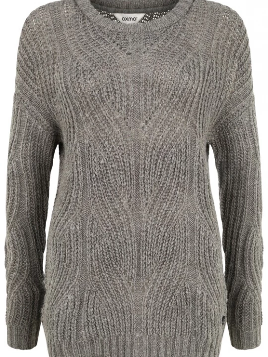 Foto van product Oxmo Trui 'Chiara' stone grey