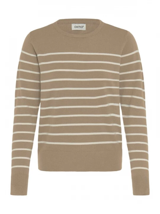 Foto van product Oxmo Trui 'FKEANA' beige / wit