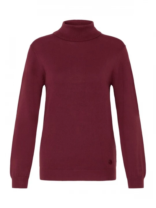 Foto van product Oxmo Trui ' OXAIDA ROLLNECK ' bruin