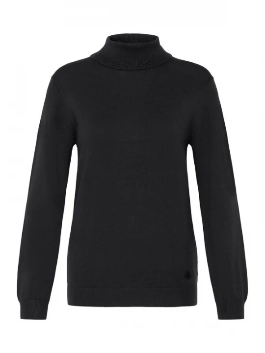 Foto van product Oxmo Trui ' OXAIDA ROLLNECK ' zwart