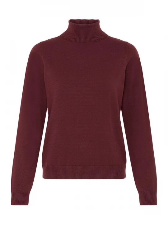 Foto van product Oxmo Trui ' OXBMMNORA ROLLNECK ' bourgogne