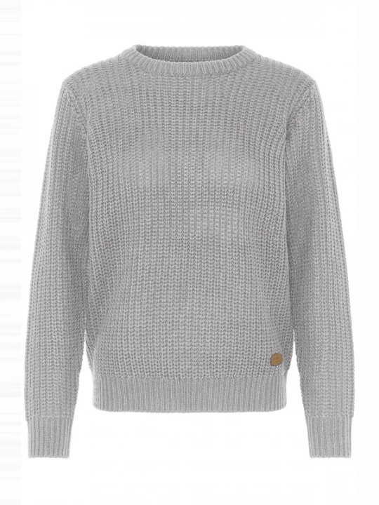 Foto van product Oxmo Trui 'Oxedna Oneck' grijs