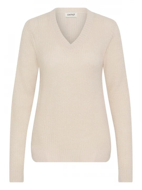 Foto van product Oxmo Trui ' OXFSINVI PU 1 ' beige