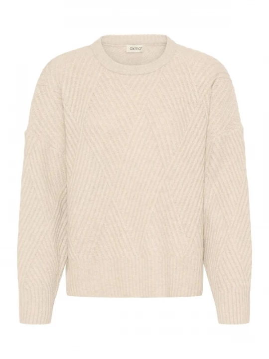 Foto van product Oxmo Trui ' OXIBOMMA ' beige