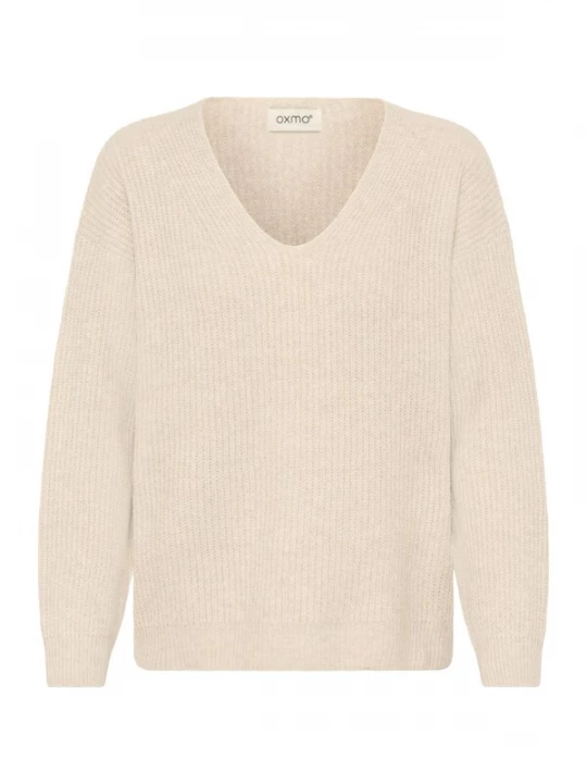 Foto van product Oxmo Trui ' OXICALLIE ' beige