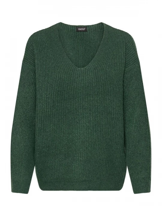 Foto van product Oxmo Trui ' OXICALLIE ' donkergroen