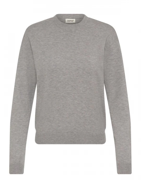Foto van product Oxmo Trui ' OXISCANNY LS ' grijs gemêleerd