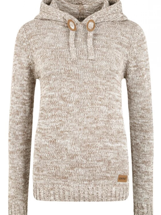Foto van product Oxmo Trui 'Philia' beige / bruin / wit
