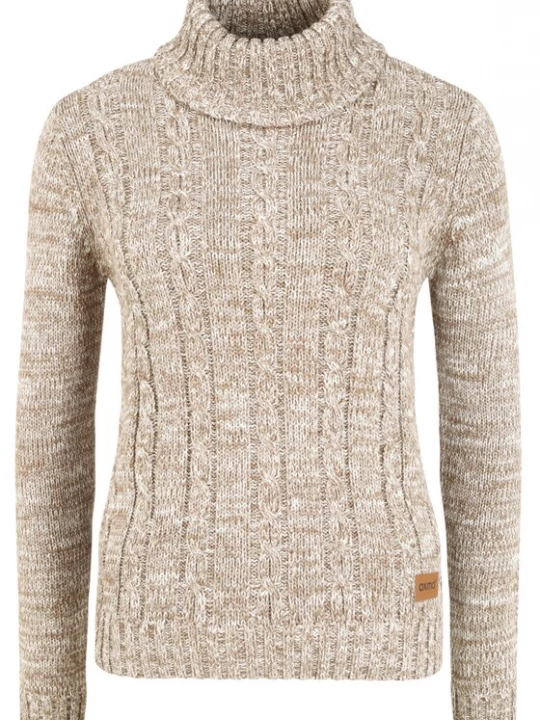 Foto van product Oxmo Trui 'Philipa' beige gemêleerd