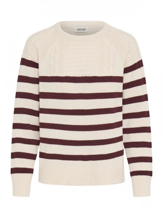 Foto van product Oxmo Trui 'Sanva' beige / bruin