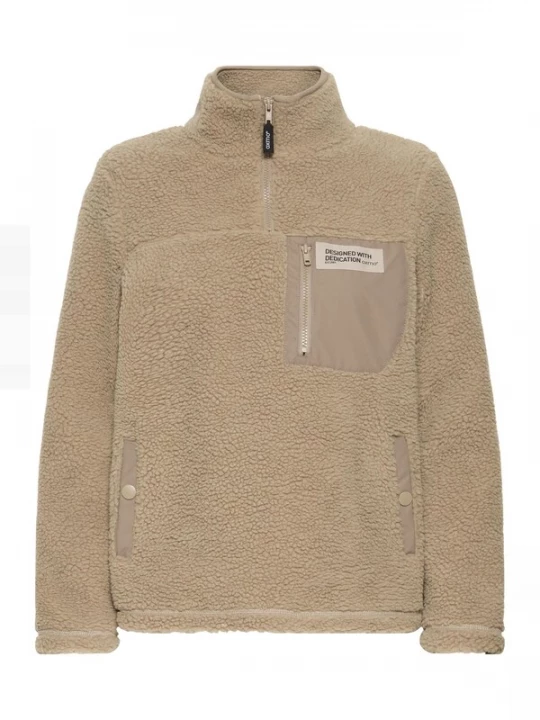 Foto van product Oxmo Tussenjas 'Abby' donkerbeige