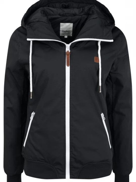 Foto van product Oxmo Tussenjas 'Tilla' nachtblauw / bruin / wit