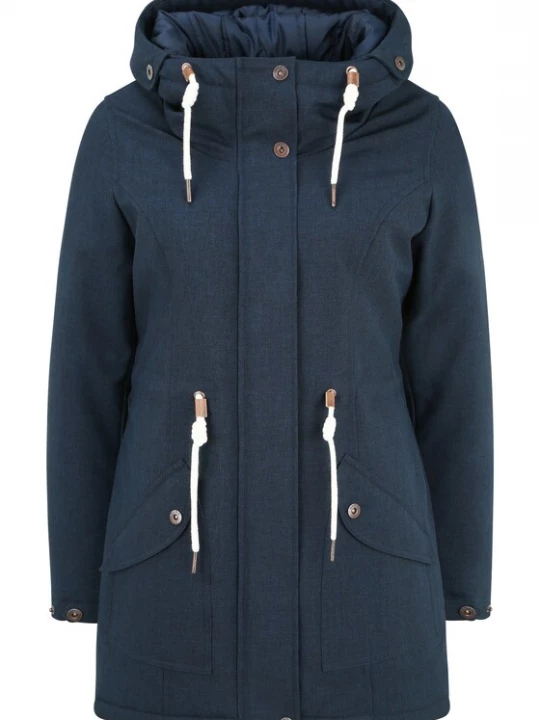 Foto van product Oxmo Tussenparka 'Melly' navy / bruin