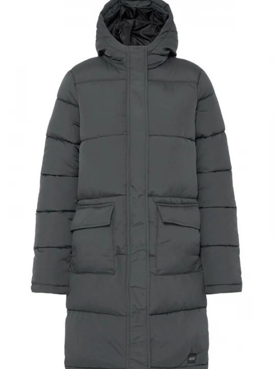 Foto van product Oxmo Wintermantel ' OXMINNA LONG ' donkergrijs