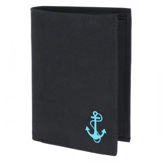 Foto van product OXMOX Portemonnee 'New Cryptan ' blauw / antraciet