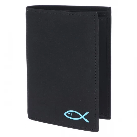 Foto van product OXMOX Portemonnee 'New Cryptan' blauw / zwart