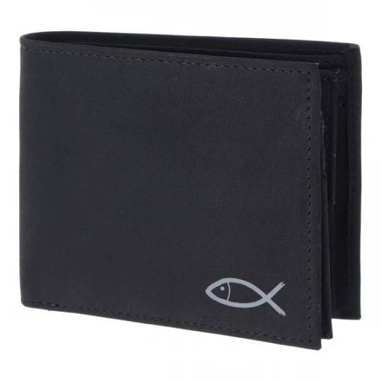 Foto van product OXMOX Portemonnee 'New Cryptan' grijs / zwart