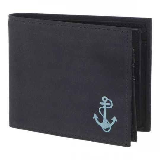 Foto van product OXMOX Portemonnee 'New Cryptan' turquoise / zwart