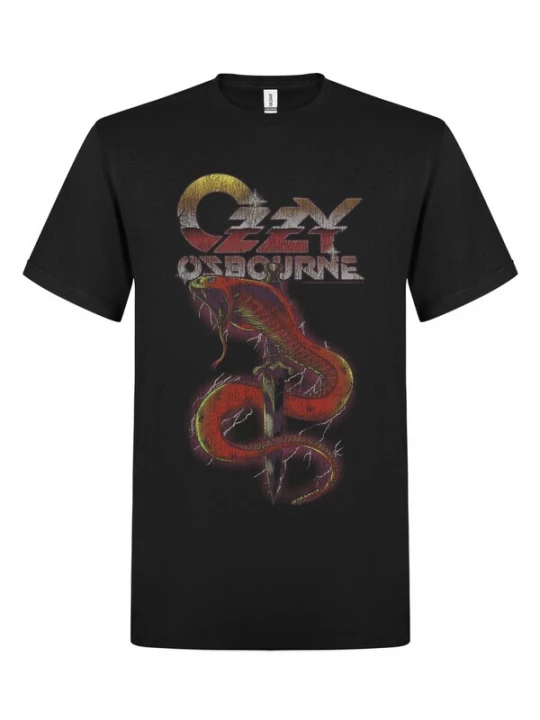 Foto van product Ozzy Osbourne Shirt 'Ozzy Osbourne Snake T-Shirt' zwart