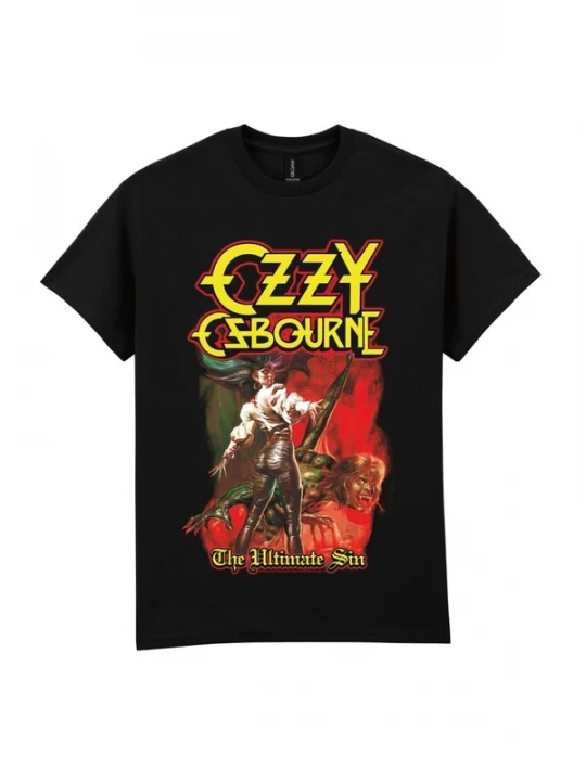 Foto van product Ozzy Osbourne Shirt 'Ozzy Osbourne Ultimate Sin T-Shirt' zwart