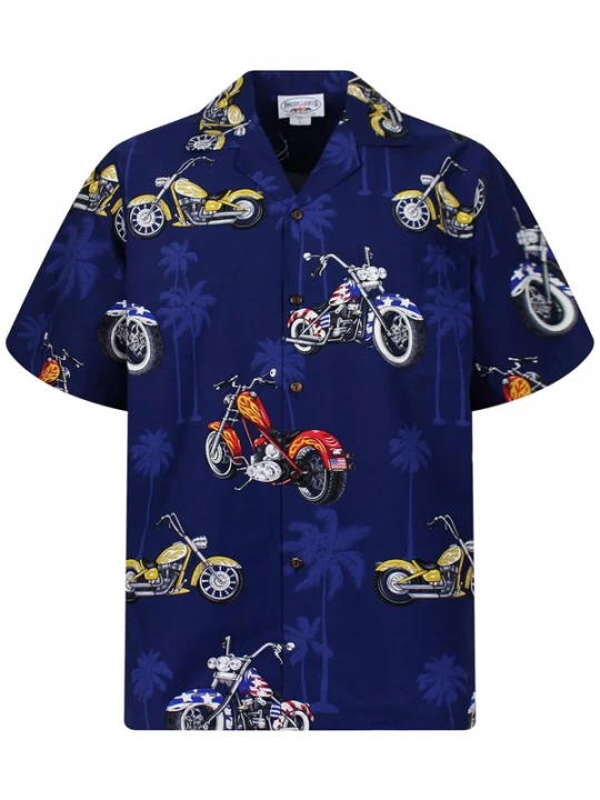Foto van product Pacific Legend Overhemd 'Bikes' blauw