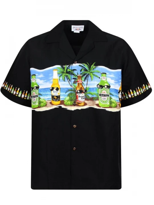 Foto van product Pacific Legend Overhemd 'Corona Brustdruck' zwart