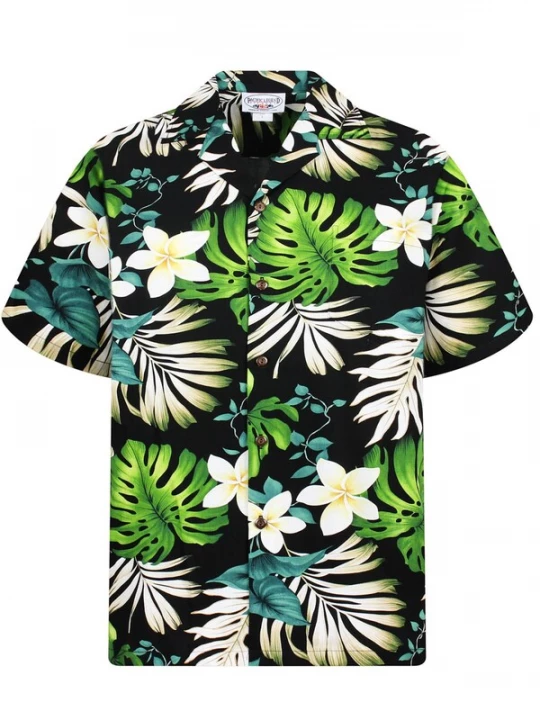 Foto van product Pacific Legend Overhemd 'Palmenblätter' groen