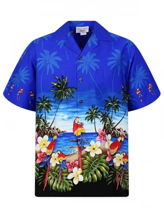 Foto van product Pacific Legend Overhemd 'Papagei' blauw