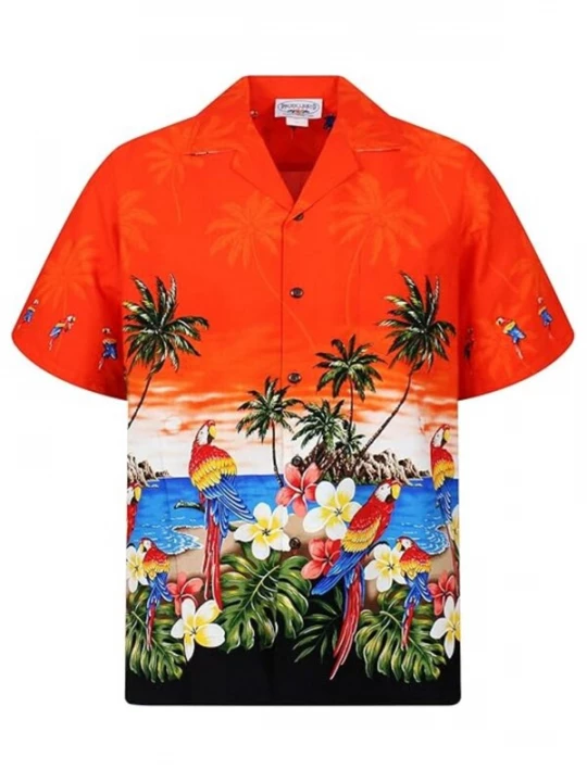 Foto van product Pacific Legend Overhemd 'Papagei' oranje