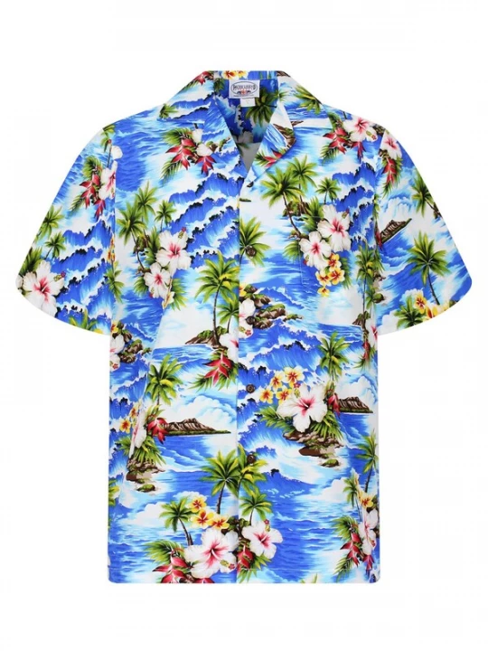 Foto van product Pacific Legend Overhemd 'Welle' blauw