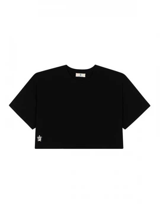 Foto van product Pacifique Sud Shirt 'Bloom' zwart