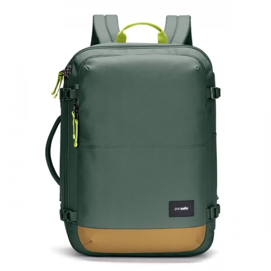 Foto van product Pacsafe Rugzak 'Go ' mosterd / groen / zwart / wit