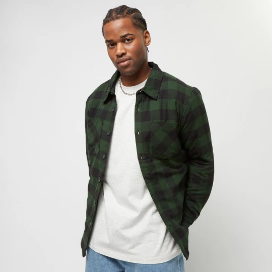 Foto van product Padded Check Flannel Shirt Urban Classics groen
