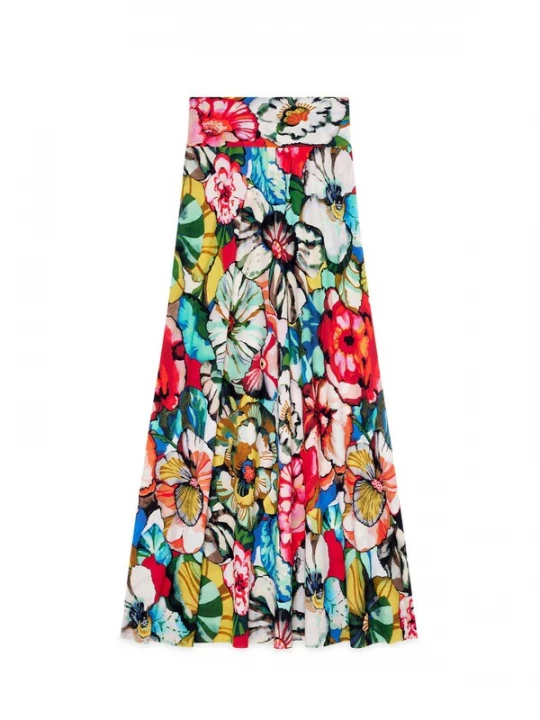 Foto van product PAIN de SUCRE Rok 'JAYA' turquoise / geel / rood / wit