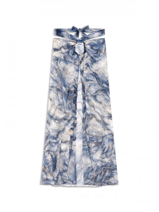 Foto van product PAIN de SUCRE Strandlaken 'JORIS' crème / camel / blauw / zwart