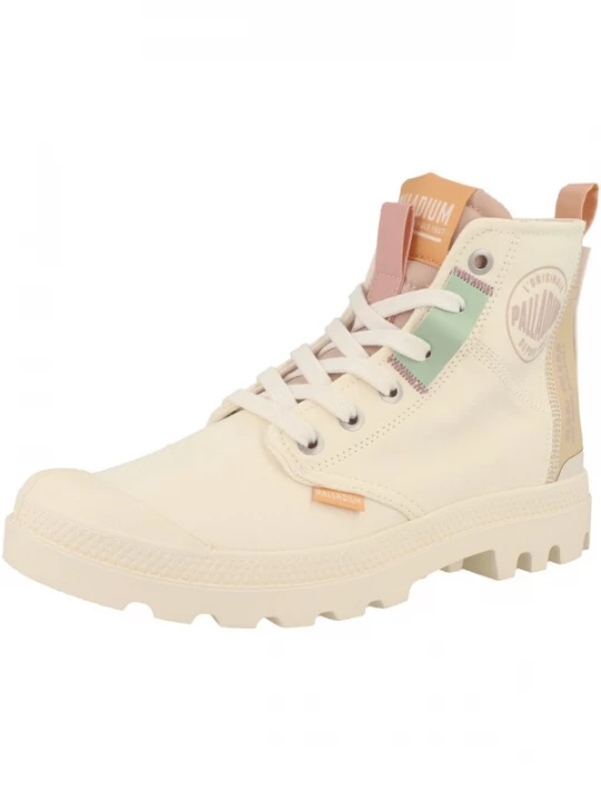 Foto van product Palladium Boots ' Pampa Hi ' beige / crème / lichtlila