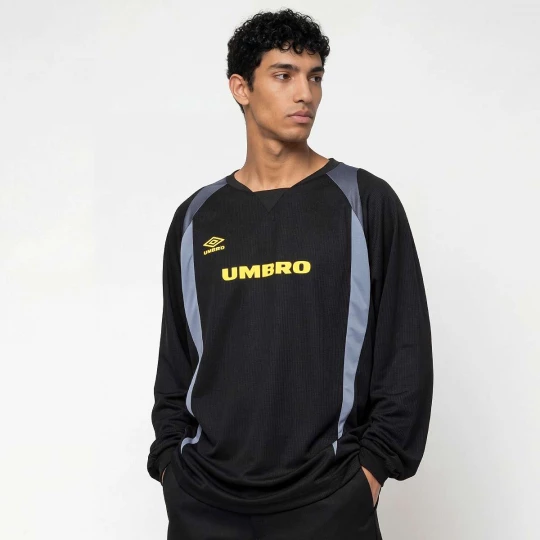 Foto van product Panelled Longsleeve Jersey Umbro zwart