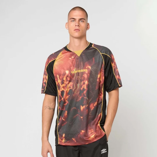 Foto van product Panelled Raglan Shirt Umbro rood