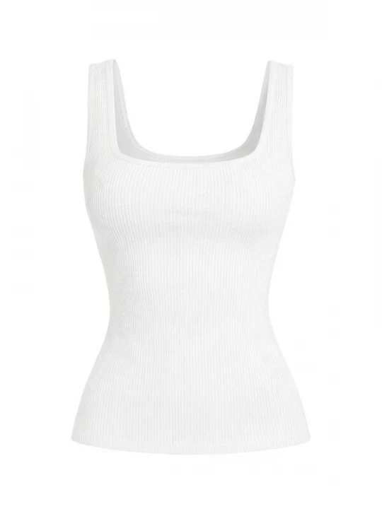 Foto van product PANTHEROAR Top 'Caro Neck Sleeveless Top' wit