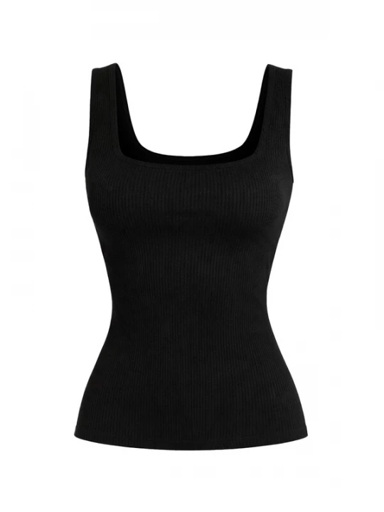 Foto van product PANTHEROAR Top 'Caro Neck Sleeveless Top' zwart