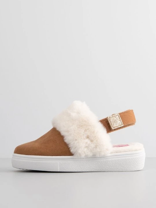 Foto van product Pantoffels Skechers bruin