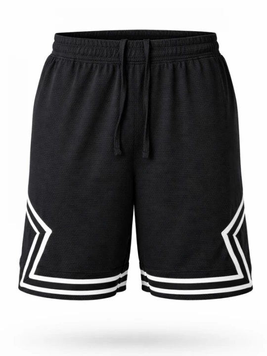 Foto van product PANTONECLO Boardshorts 'Pantoneclo Men’s Gym Shorts with Side Gaset' zwart