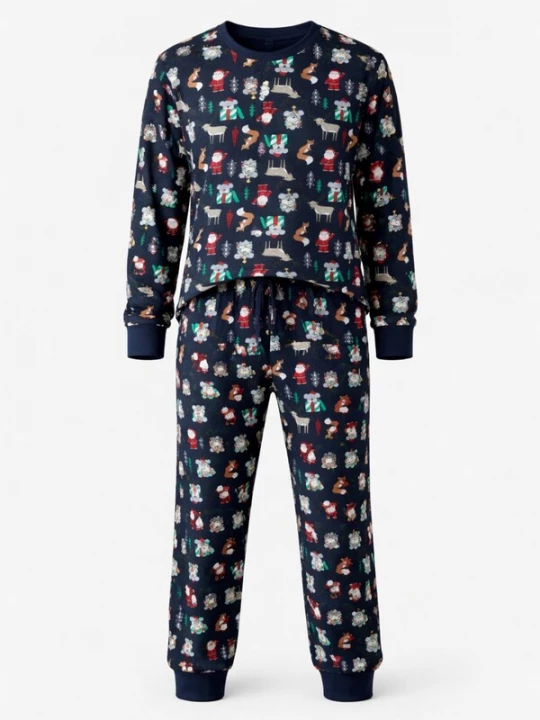 Foto van product PANTONECLO Pyjama lang 'Pantoneclo Men’s Pajama Set' gemengde kleuren