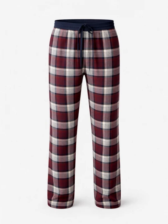 Foto van product PANTONECLO Pyjamabroek 'Pantoneclo Men’ Night Wear Long Pajama' bourgogne