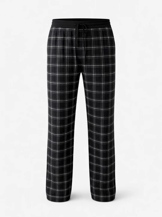 Foto van product PANTONECLO Pyjamabroek 'Pantoneclo Men’s Night Wear Long Pajama' zwart