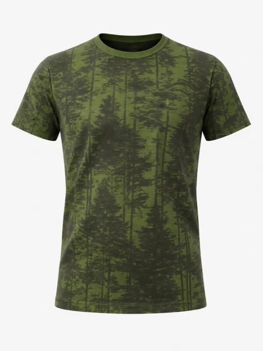 Foto van product PANTONECLO Shirt 'Pantoneclo Men’s Crew Neck Short Sleeve T-Shirt' groen