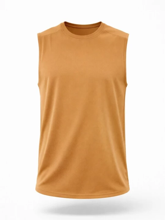 Foto van product PANTONECLO Shirt 'Pantoneclo Men’s Gym Vest' geel gemêleerd