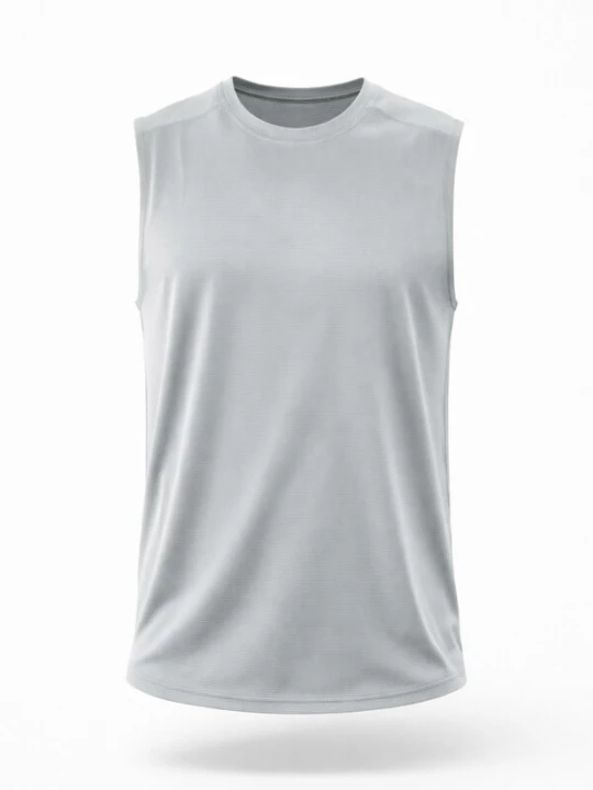 Foto van product PANTONECLO Shirt 'Pantoneclo Men’s Gym Vest' grijs