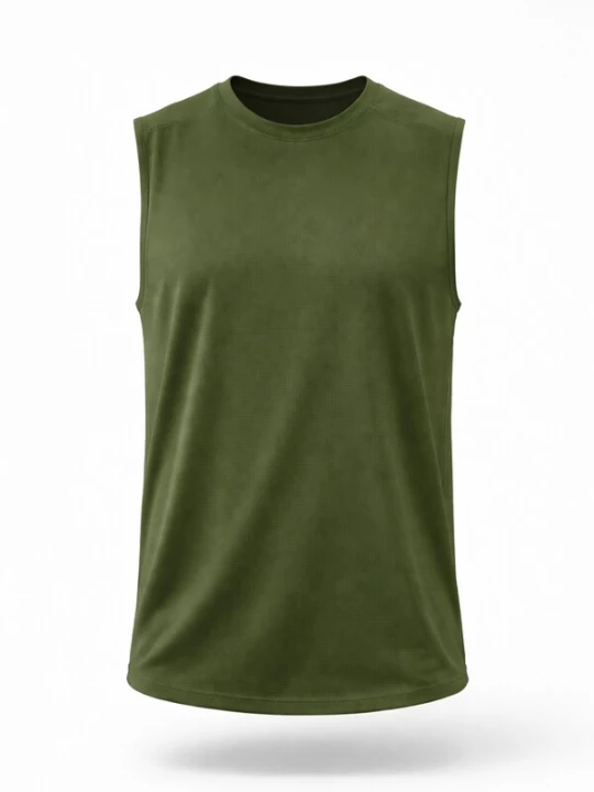 Foto van product PANTONECLO Shirt 'Pantoneclo Men’s Gym Vest' groen
